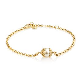 Jersey Pearl Emma-Kate Bracelet - Gold