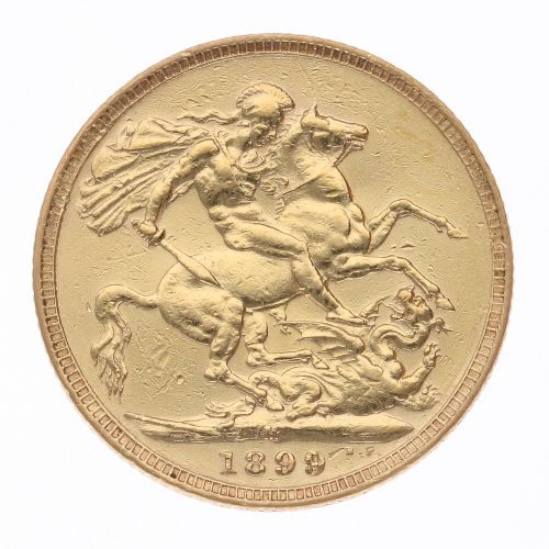 1899 Victoria Full Sovereign Coin