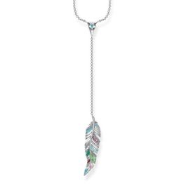 Thomas Sabo Feather Necklace, Silver