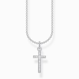 Thomas Sabo Silver Pavé Cross Necklace