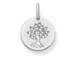 Thomas Sabo Tree Disc Pendant - Silver