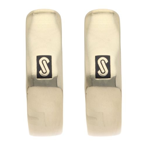 14ct Yellow Gold Monaco Classic Plain Hoop Earrings