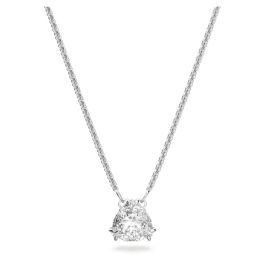 Swarovski Millenia Trilliant Pendant - White with Rhodium Plating