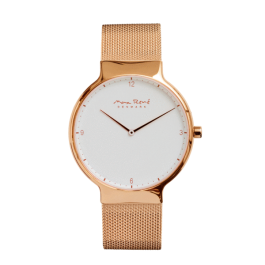 Bering Ladies' or Men's Max Rene Rose Gold Mesh Strap Watch