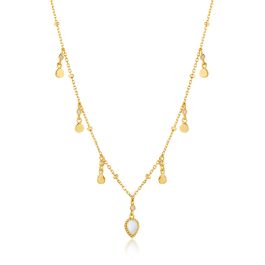 Ania Haie Dream Drop Discs Necklace - Gold