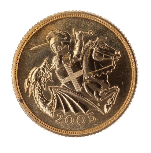 2005 Elizabeth II Full Sovereign Coin