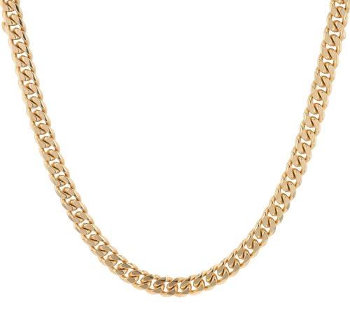 Unique & Co Stainless Steel and Yellow Gold IP Plating Curb Chain