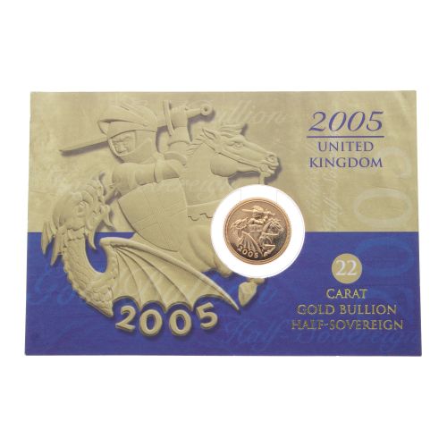 2005 Elizabeth II Half Sovereign Coin