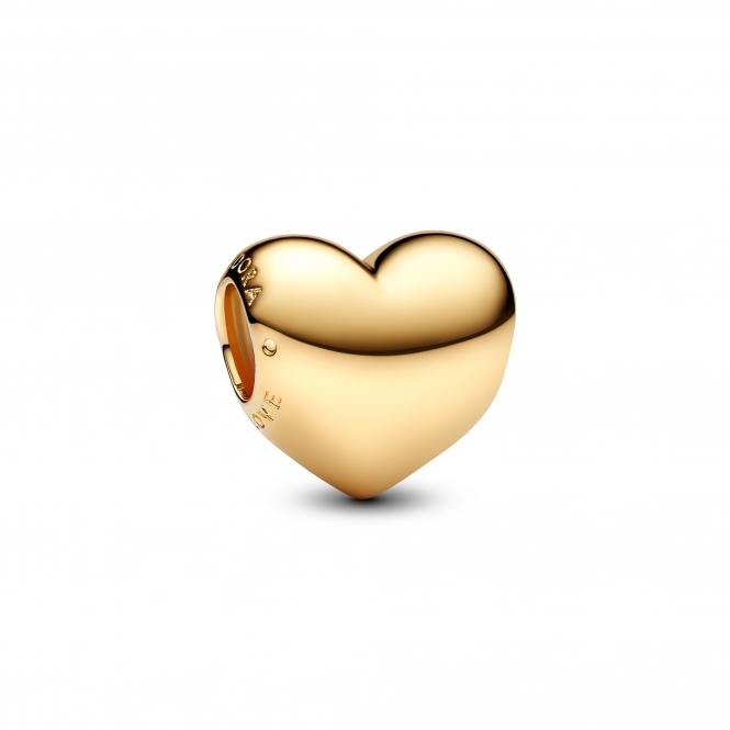 Pandora 14k Gold-Plated Be Love Engravable Heart Charm