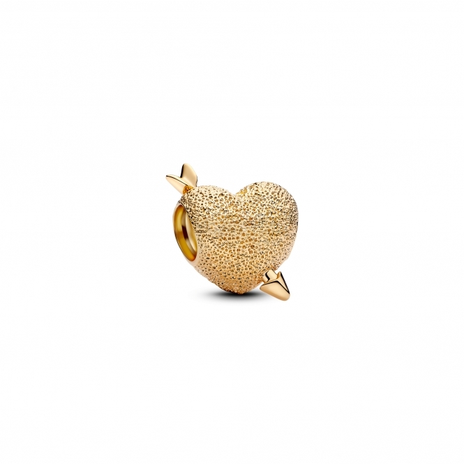 Pandora 14k Gold-Plated Cupid Heart Charm