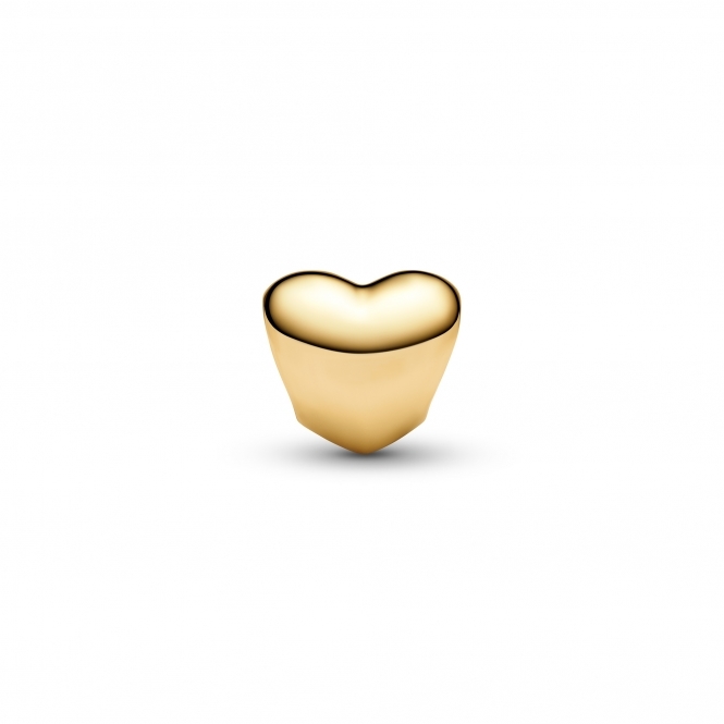 Pandora 14k Gold-Plated Heart Mini Charm