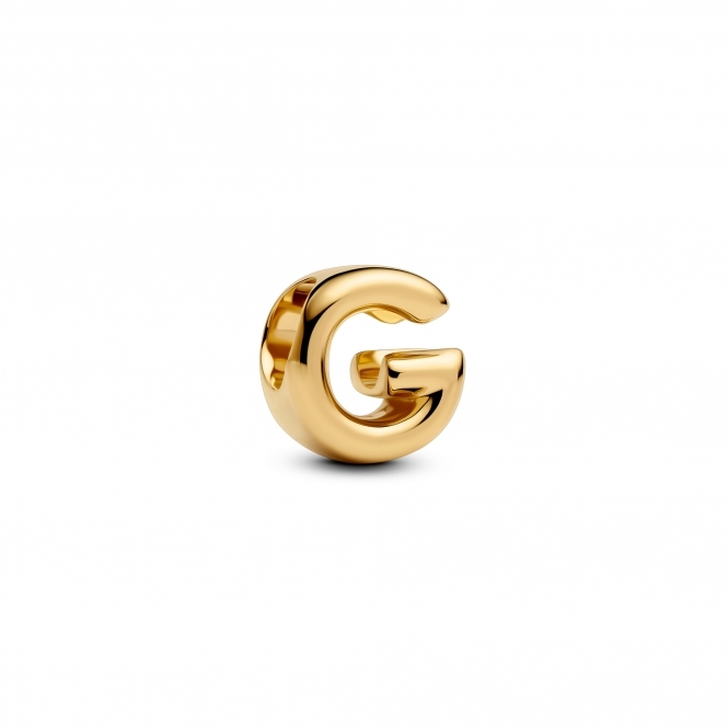 Pandora 14k Gold-Plated Letter G Alphabet Charm