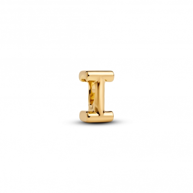 Pandora 14k Gold-Plated Letter I Alphabet Charm