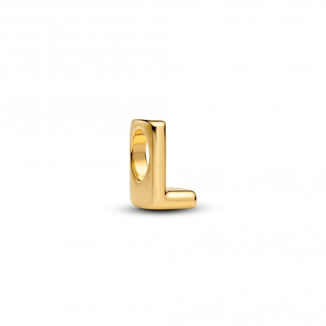 Pandora 14k Gold-Plated Letter L Alphabet Charm