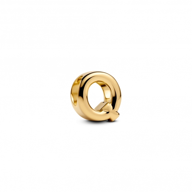 Pandora 14k Gold-Plated Letter Q Alphabet Charm