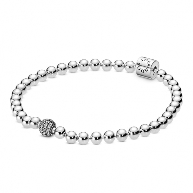 Pandora Beads and Pave Bracelet 598342CZ