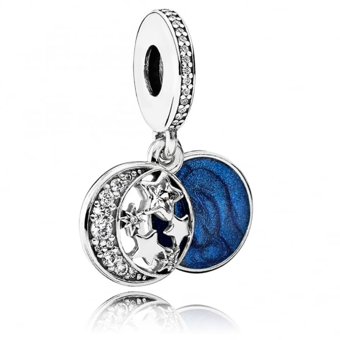 Pandora Vintage Night Sky Pendant Charm 791993CZ