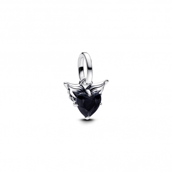Pandora Winged Heart Mini Dangle Charm