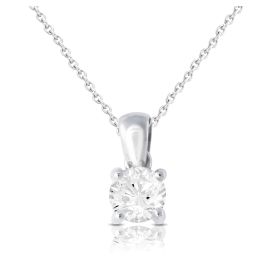 Brown & Newirth Round Brilliant Diamond Pendant