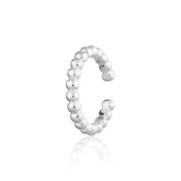 Scream Pretty Solder Dot Bead Single Ear Cuff - Silver