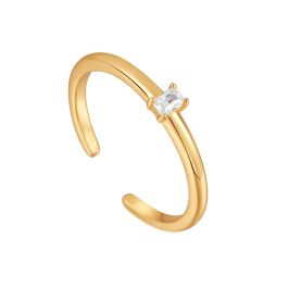 Ania Haie Glam Adjustable Gold Ring