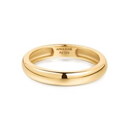 Ania Haie Gold Curve Dome Band Ring