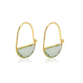 Shyla Imogen Mini Earrings - Soft Green