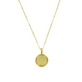 Shyla London Sofia Pendant Necklace - Lemon
