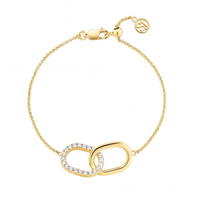 Sif Jakobs 18k Gold-Plated Capizzi Due Piccolo Bracelet