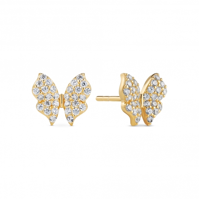Sif Jakobs 18k Gold-Plated Farfalla Earrings