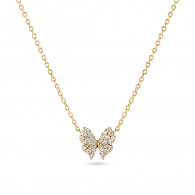 Sif Jakobs 18k Gold-Plated Farfalla Necklace