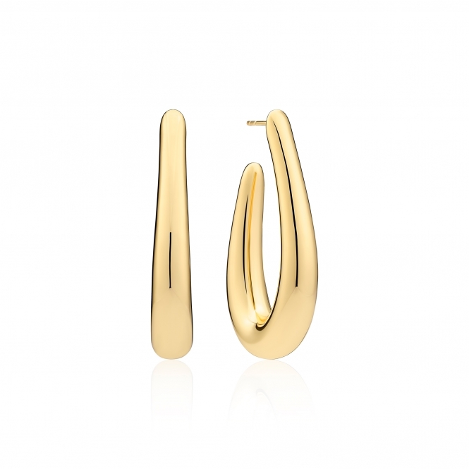 Sif Jakobs 18k Gold-Plated Goccia Pianura Piccolo Earrings
