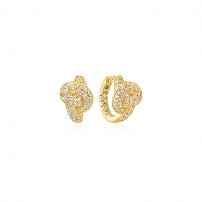 Sif Jakobs 18k Gold-Plated Imperia Creolo Earrings