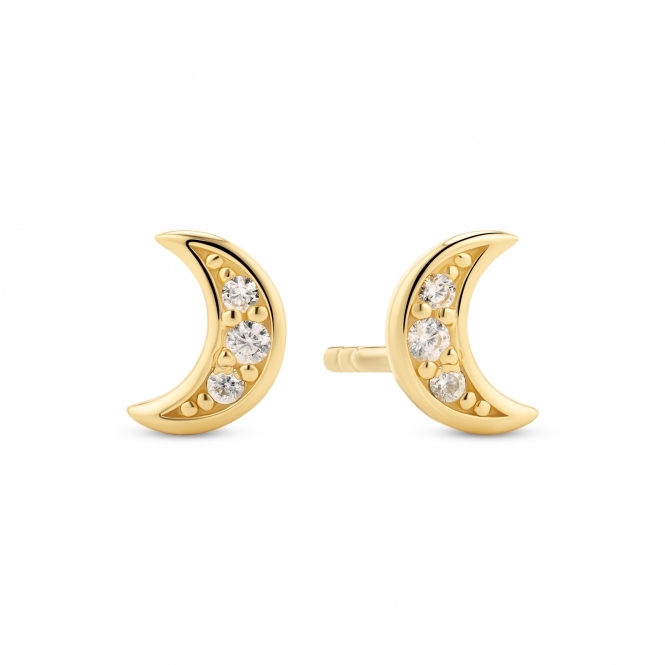 Sif Jakobs 18k Gold-Plated Luna Earrings