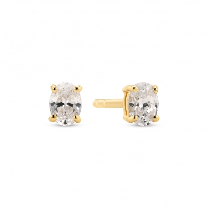 Sif Jakobs 18k Gold-Plated Ovale Earrings