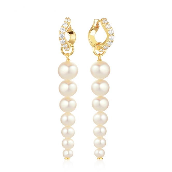 Sif Jakobs 18k Gold-Plated Ponza Sette Earrings