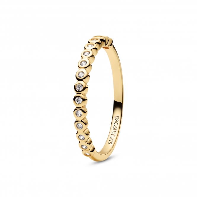 Sif Jakobs 18k Gold-Plated Sarzana Ring