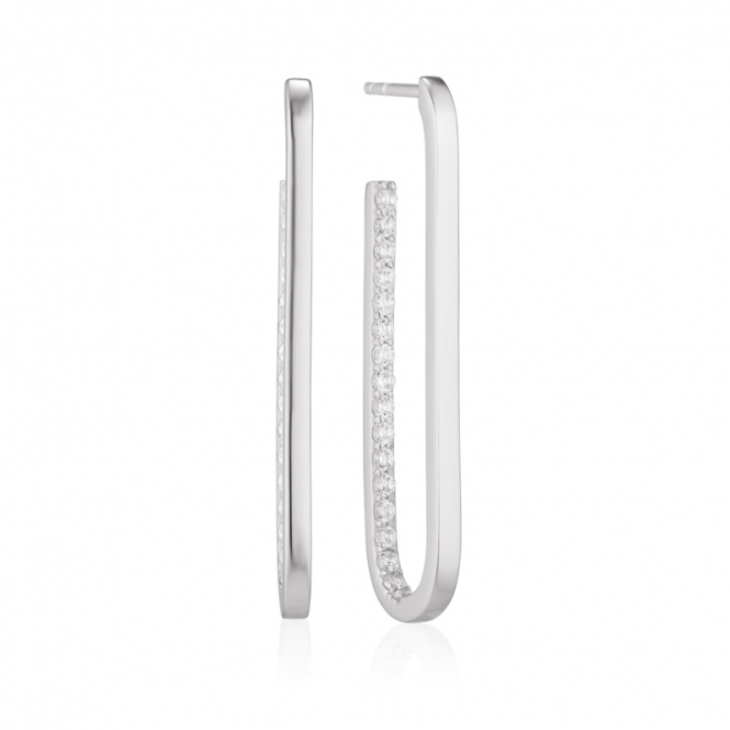 Sif Jakobs Capizzi Grande Earrings - with white zirconia
