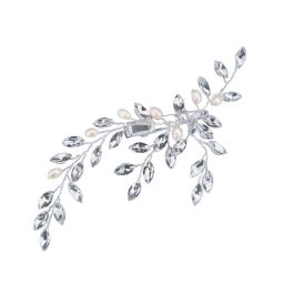 Ivory & Co Pearl Glimmer Silver Spray Clip