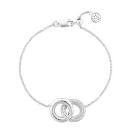 Sif Jakobs Carrara Bracelet - Silver with White Zirconia