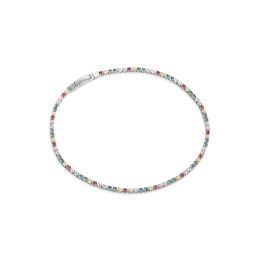 Sif Jakobs Ellera Bracelet - Silver with Multi-coloured Zirconia