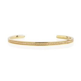Sif Jakobs Valiano Bangle - Gold with Yellow Zirconia