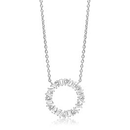 Sif Jakobs Necklace Antella Circolo Grande with white Zirconia