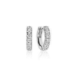 Sif Jakobs Ellera Piccolo Earrings - Silver with White Zirconia