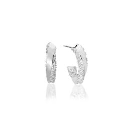 Sif Jakobs Ferrara Piccolo Earrings - Silver with White Zirconia