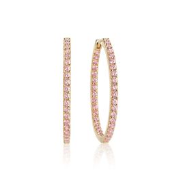 Sif Jakobs Bovalino Earrings - Gold with Pink Zirconia
