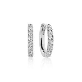 Sif Jakobs Ellera Earrings - Silver with White Zirconia