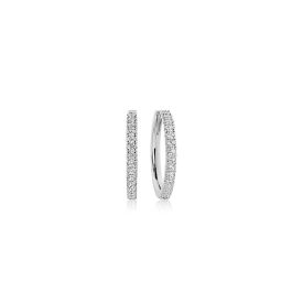Sif Jakobs Ellera Grande Earrings, silver with white zirconia
