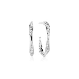 Sif Jakobs Cetara Piccolo Zirconia Earrings - Silver and White Zirconia