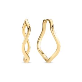 Sif Jakobs Ellera Waves Pianura X-Grande Earrings - Gold